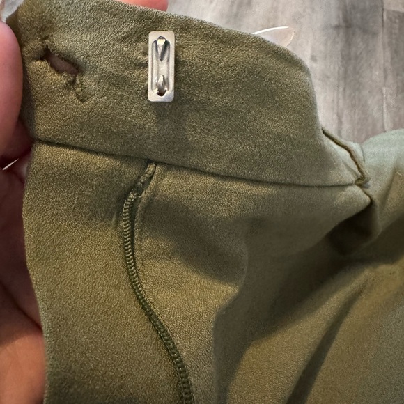 Olive green slacks - Picture 3 of 5